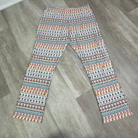 Roller Rabbit Bands Weave Pajama PJ Set in Woodland Animals Size Large - Picture 10 of 14